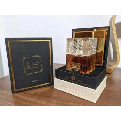 Lattafa Khamrah - Vanilla, Warm Spicy, Amber, Cinnamon - Eau de Parfum Long-Lasting Fragrance for Unisex, 3.40 Ounce _ 100 ml